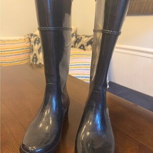 MICHAEL Michael Kors Glossy Black Rain Boots